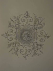 styl-stair-44-habillage-escalier-cote-decoration-trompe-oeil-marbre-rosace-imitation-rosace-grisaille